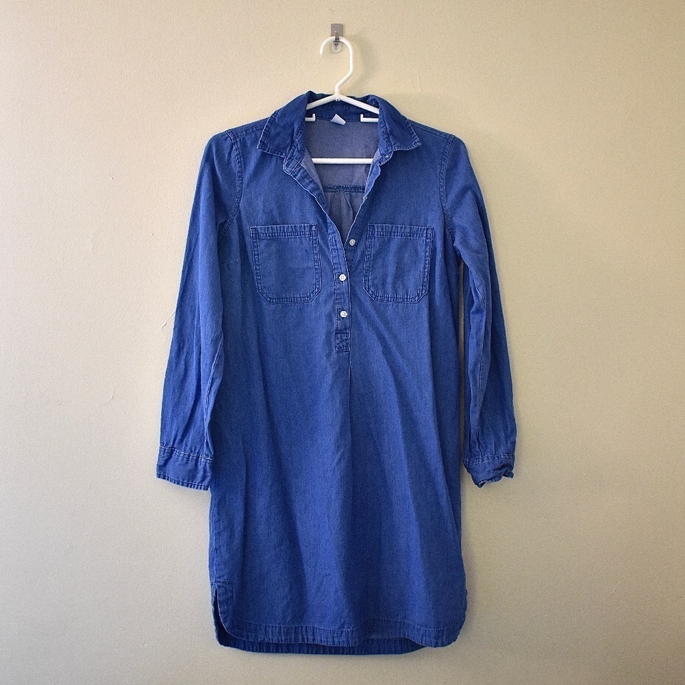XS- Old Navy Jean Sheath Dress